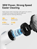 7-in-1 Cordless Electric Spin Scrubber with Retractable Handle