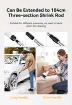 7-in-1 Cordless Electric Spin Scrubber with Retractable Handle